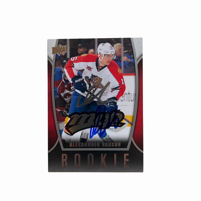 2013-14 Upper Deck MVP #90 ALEKSANDER BARKOV Autographed Rookie Card