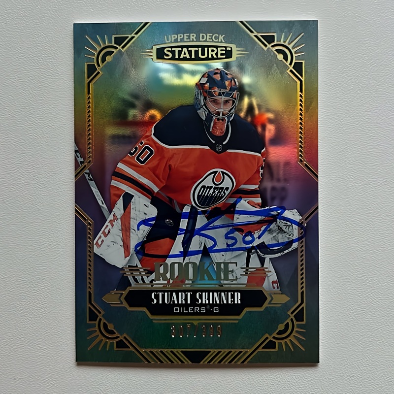 2020-21 UD Stature #120 STUART SKINNER Autographed Rookie Card – 307/399