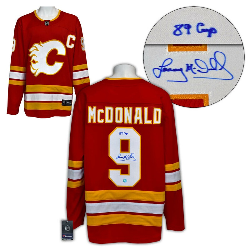 Lanny McDonald Calgary Flames Signed Alt Retro Fanatics Jersey