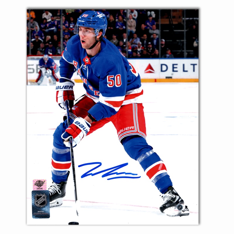 Will Cuylle Autographed New York Rangers Home 8×10 Photo