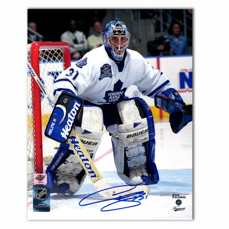 Curtis Joseph Autographed Toronto Maple Leafs 8×10 Photo