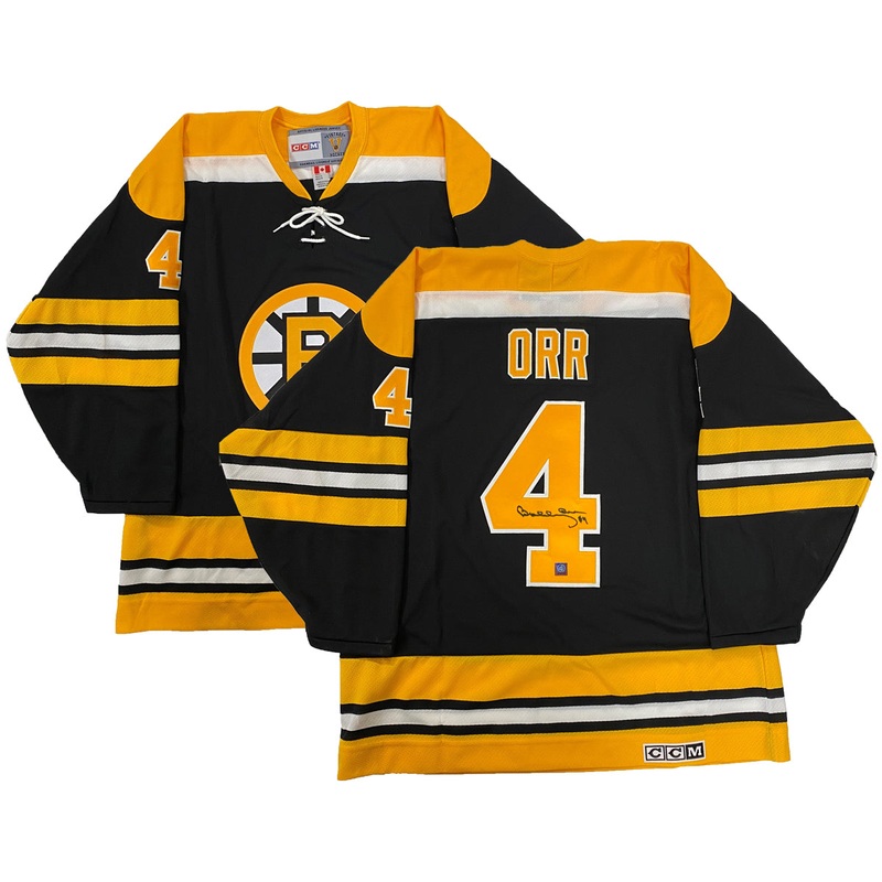 Bobby Orr Boston Bruins Black CCM Jersey