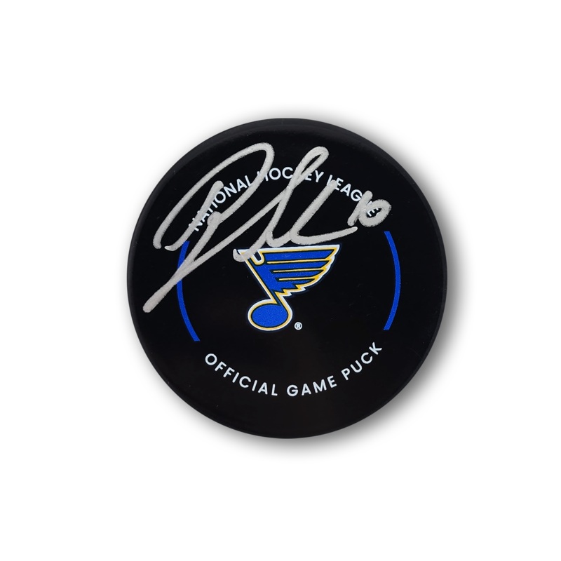 Brayden Schenn Autographed St. Louis Blues Official Hockey Puck