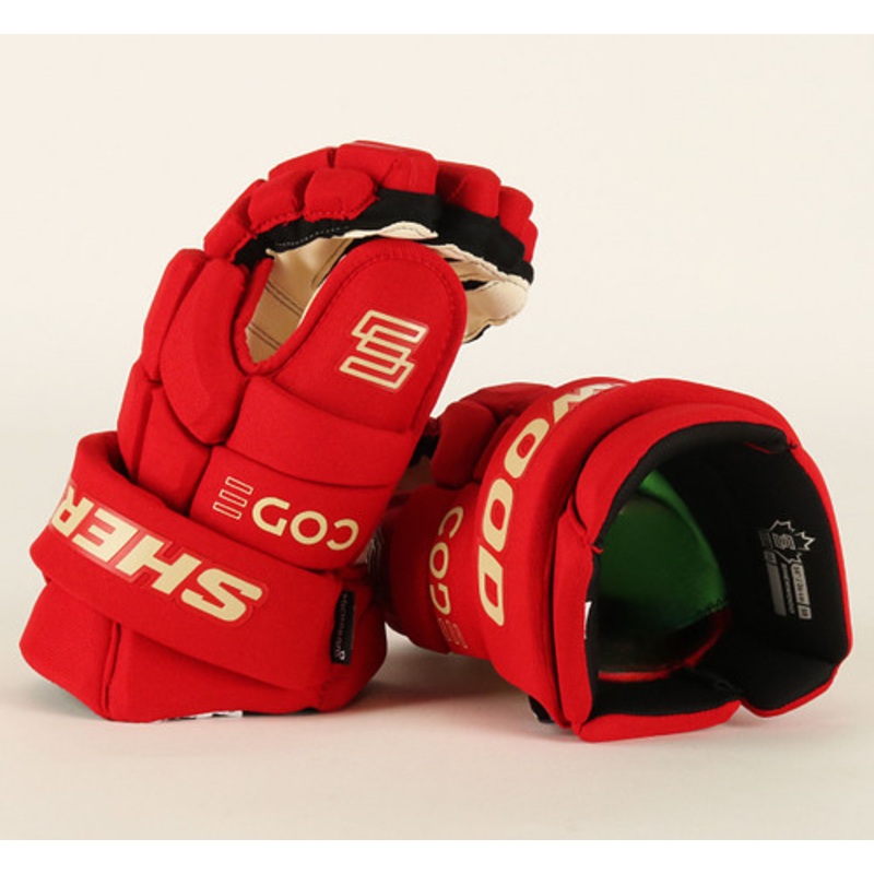 13 Sherwood Code Encrypt 1 Gloves – Team Stock Calgary Flames