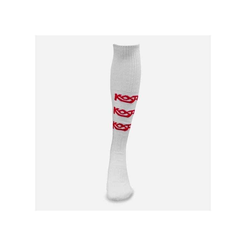 Kosa Bandy Socks Jr White/Red|JUNIOR