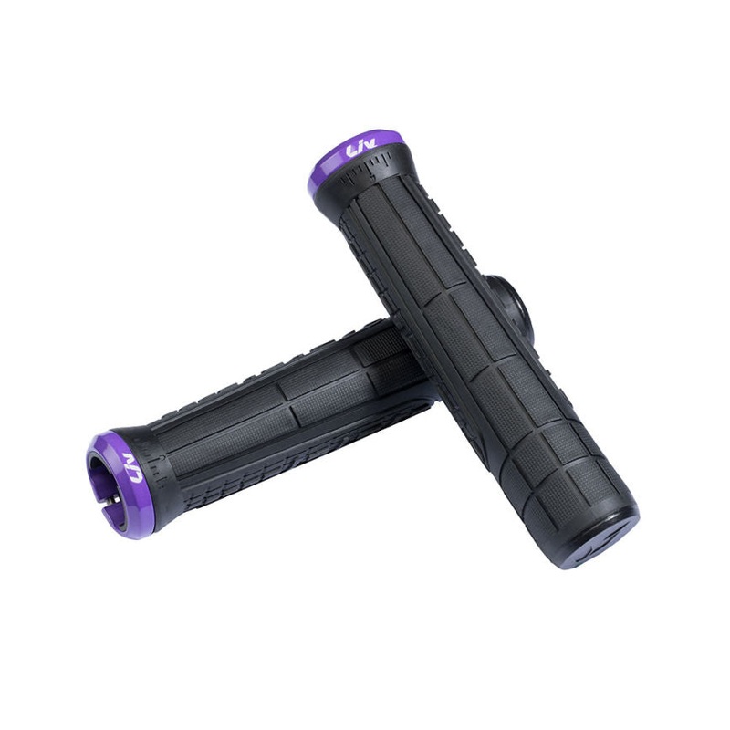 Swage Single Lock-On Grips|BLACK/PURPLE|BLACK|OS
