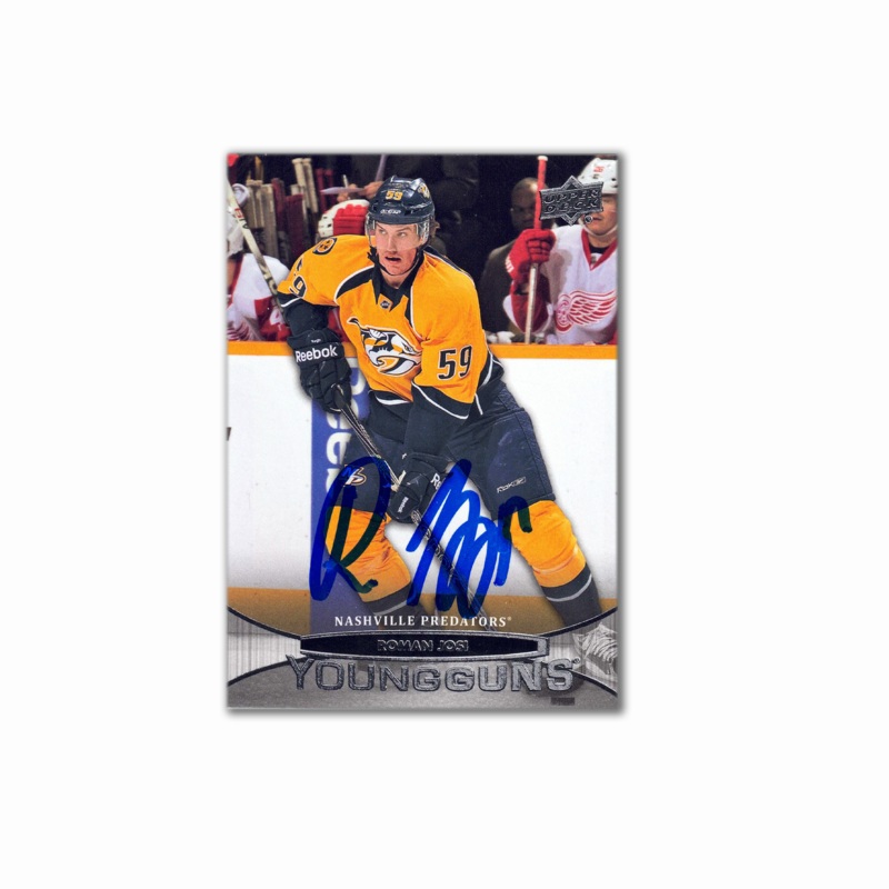 2011-12 UD Young Guns #478 ROMAN JOSI Autographed Rookie Card