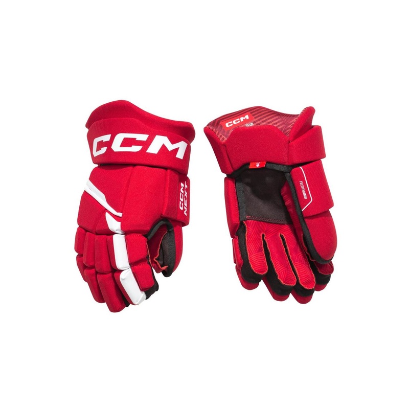 CCM Glove Next Sr RED/WHITE|13|14|15
