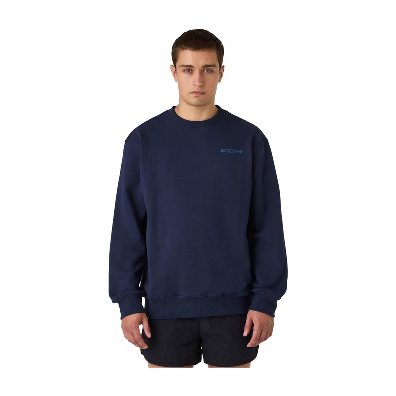 CCM Sweater Casual Fleece Sr Classic Navy