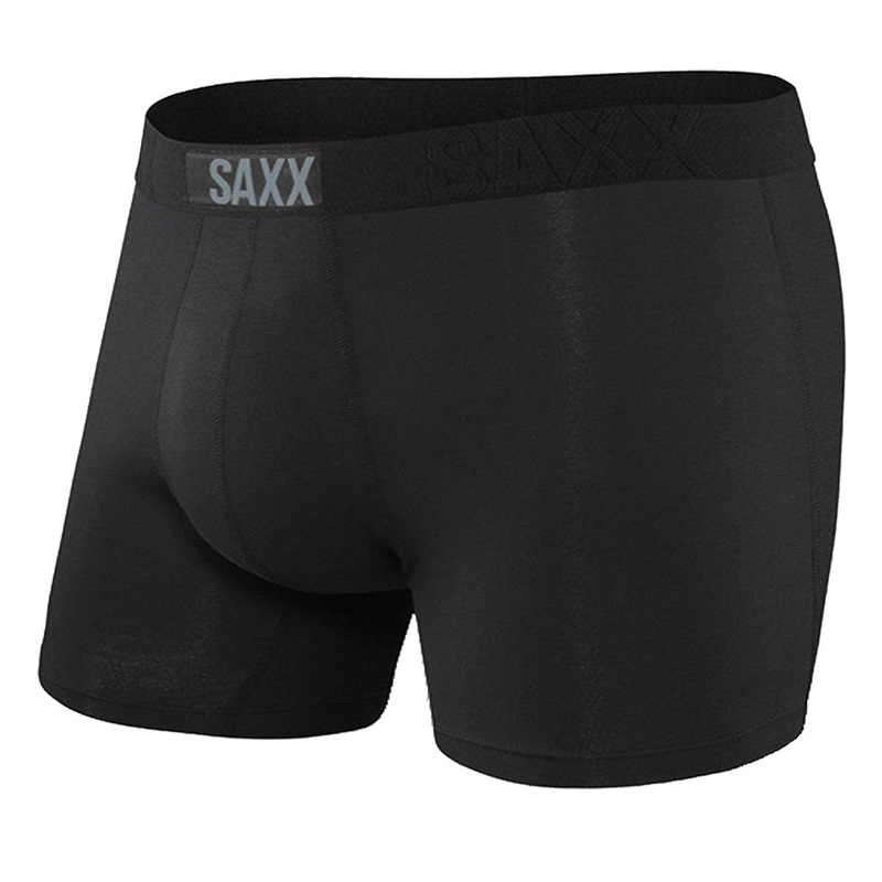 Saxx Vibe Boxers – Solid Black