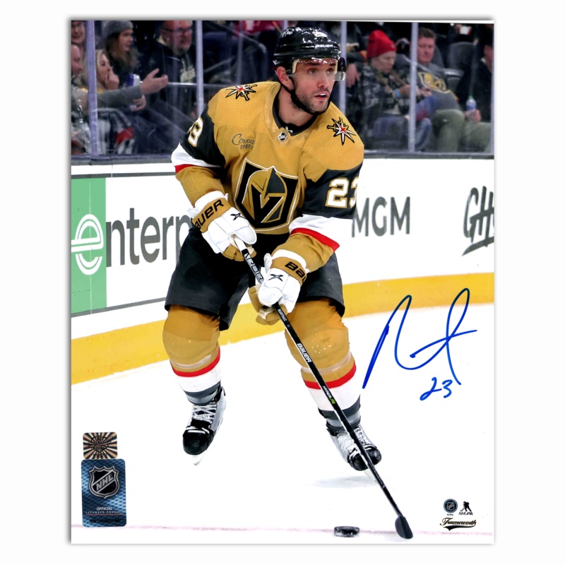 Alec Martinez Autographed Vegas Golden Knights Home 8×10 Photo