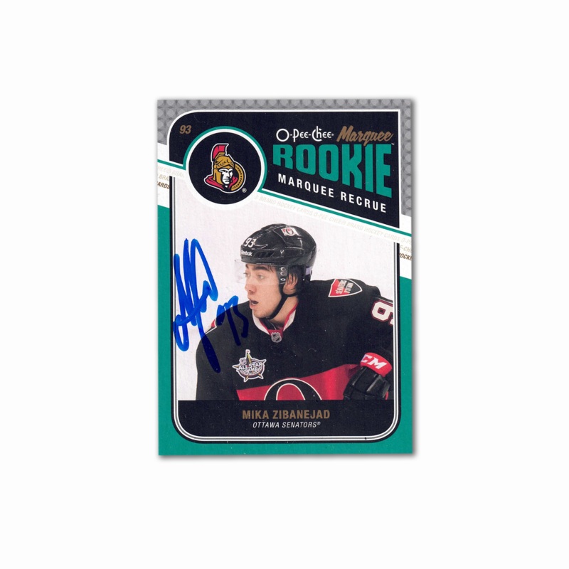 2011-12 OPC Marquee Rookies #619 MIKA ZIBANEJAD Autographed Rookie Card