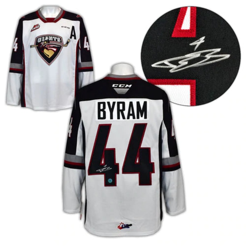 Bowen Byram Vancouver Giants Autographed CCM CHL Replica Jersey