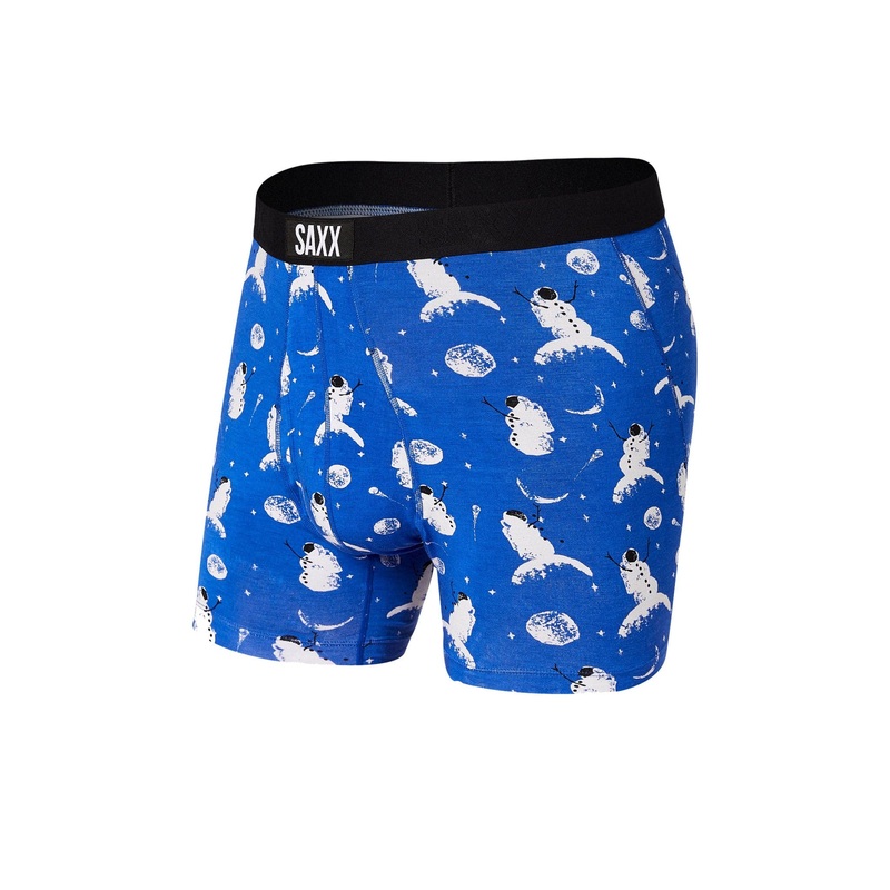 Saxx Ultra Boxers – Peak Blue Astro Snowman