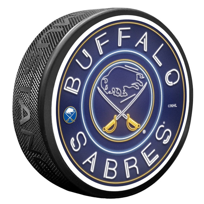 Buffalo Sabres Puck – Neon