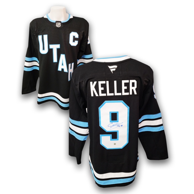Clayton Keller Autographed Utah Hockey Club Home Fanatics Premium Jersey