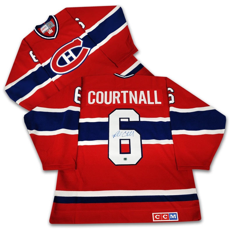 Russ Courtnall Montreal Canadiens Red CCM Jersey