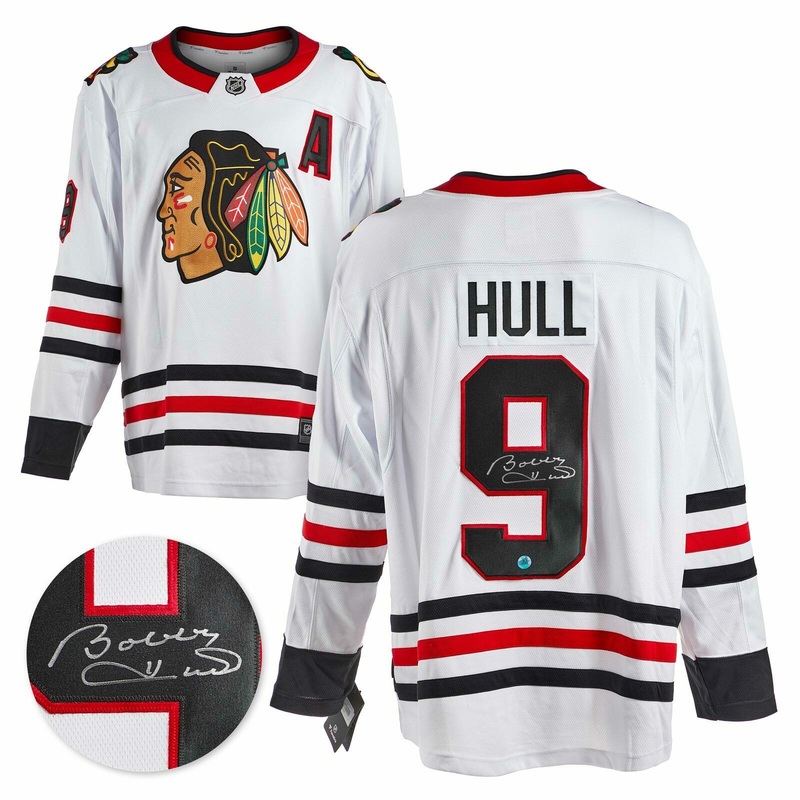 Bobby Hull Chicago Blackhawks Autographed White Fanatics Jersey