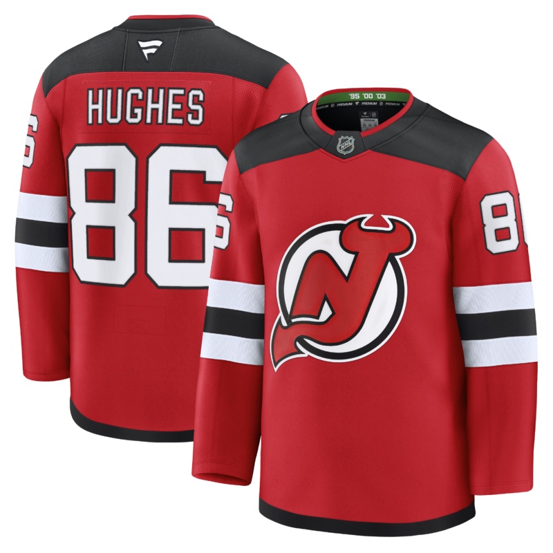 Jack Hughes New Jersey Devils Home Premium Jersey