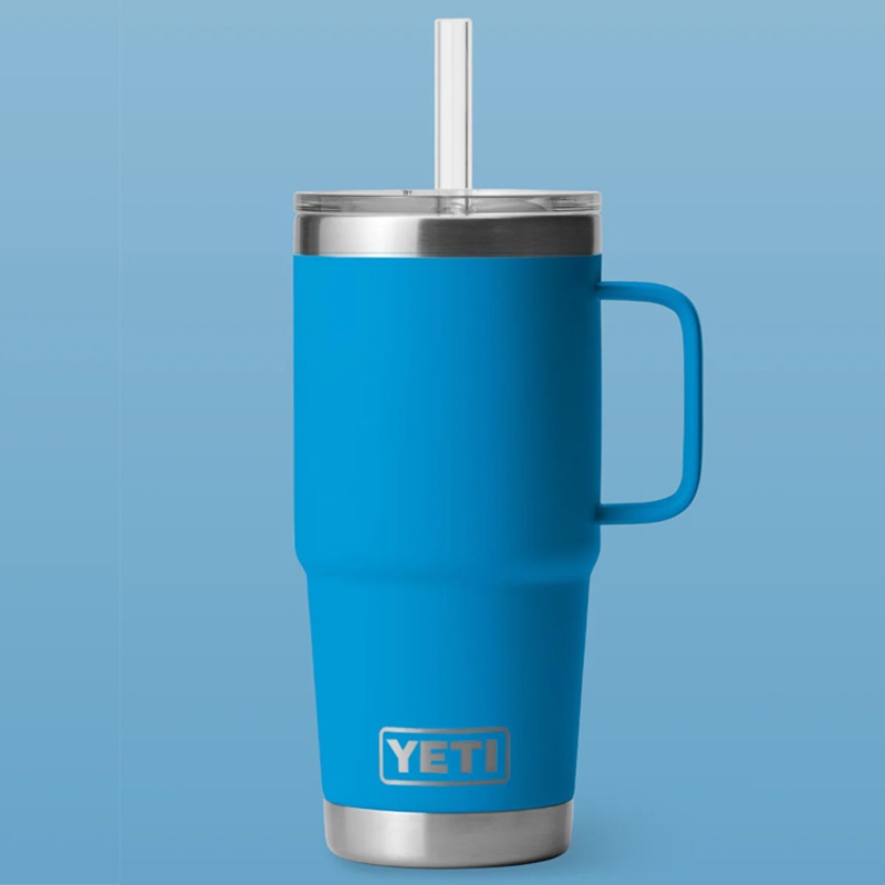 YETI RAMBLER 25oz STRAW MUG|NAVY|CAPE TAUPE|SANDSTONE PINK|WILD VINE RED|WETLANDS BROWN|LC PEACH|DAYBREAK YELLOW|CANOPY GREEN|BIG WAVE BLUE|KING CRAB ORANGE|TROPICAL PINK|RESCUE RED|WHITE|SEAFOAM|WILD FLOWER FUS|KEYLIME|BIG SKY BLUE|ULTRAMARINE VIOLET|BEE