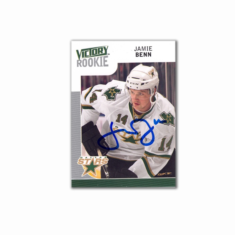 2009-10 UD Victory Rookie #308 JAMIE BENN Autographed Rookie Card