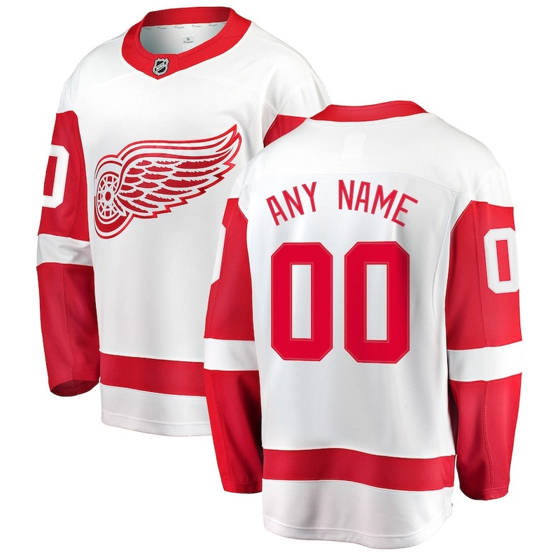Customized Breakaway Jersey Detroit Red Wings