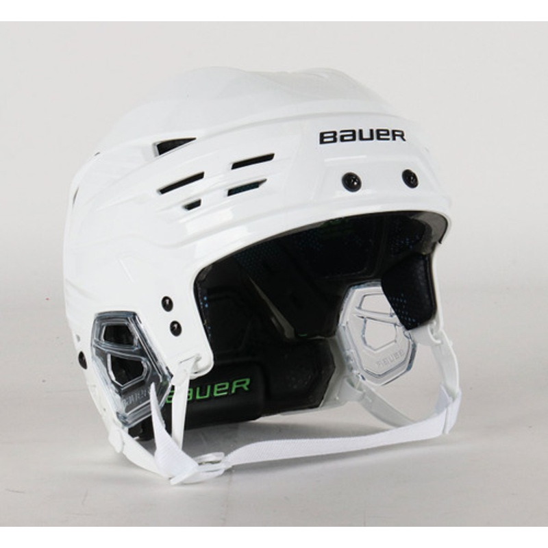 Size M – Bauer Re-Akt 85 White Helmet – Utah Mammoth