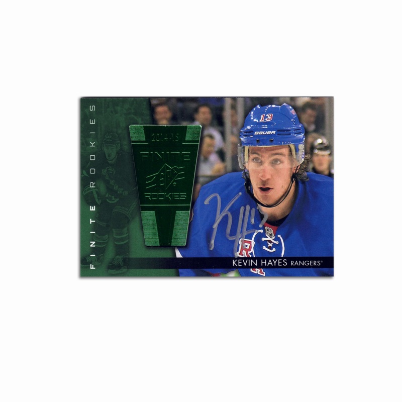 2014-15 UD Finite #12 KEVIN HAYES Autographed Rookie Card
