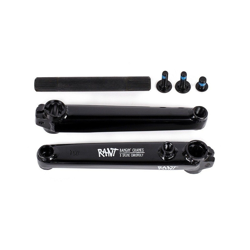 Bangin 8 Cranks 175mm|BLACK|CHROME|175MM