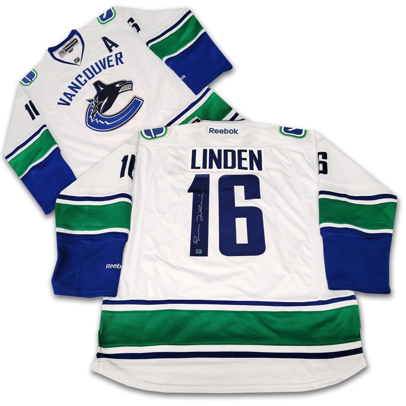 Trevor Linden Vancouver Canucks White Reebok Jersey
