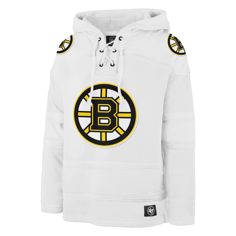 Boston Bruins White Out LACER Hoodie