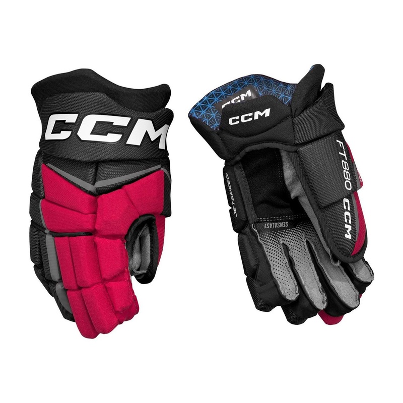 CCM Glove Jetspeed FT880 Sr Black/Red/White