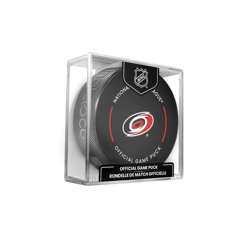 Pre-Order – Seth Jarvis – Autographed Carolina Hurricanes Official Hockey Puck