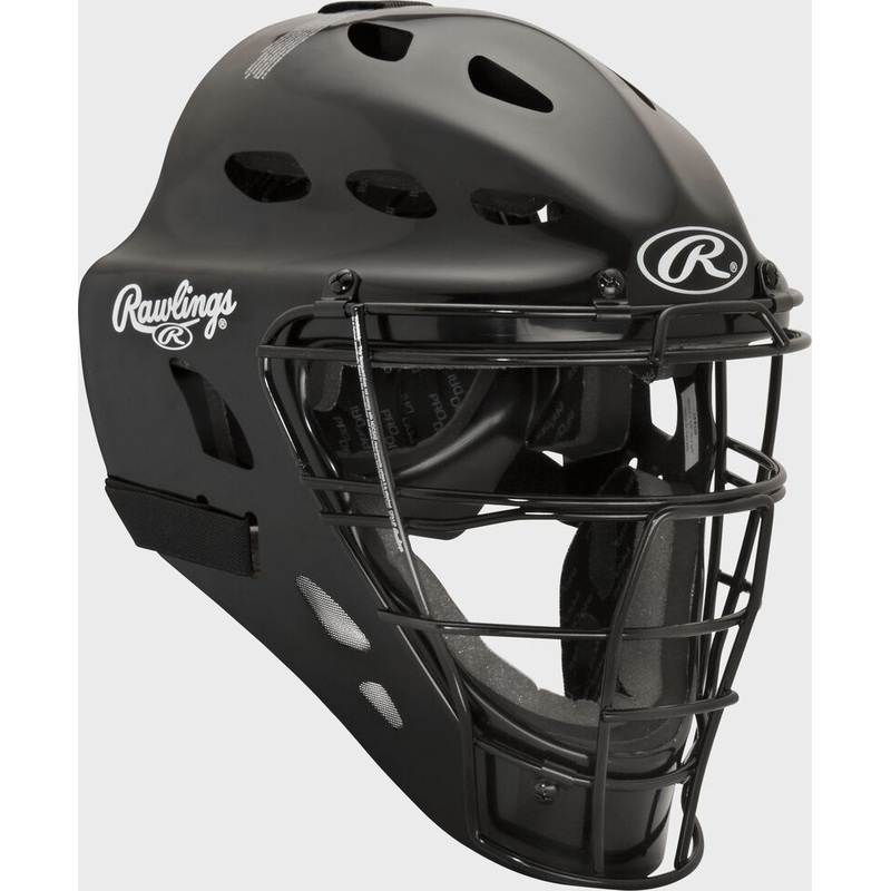 Youth Players Catchers Helmet|BLACK