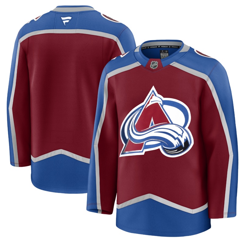 Colorado Avalanche Home Premium Jersey – Blank