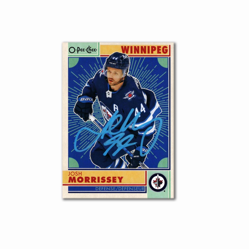 Josh Morrissey Autographed Winnipeg Jets Hockey Card #304 Retro