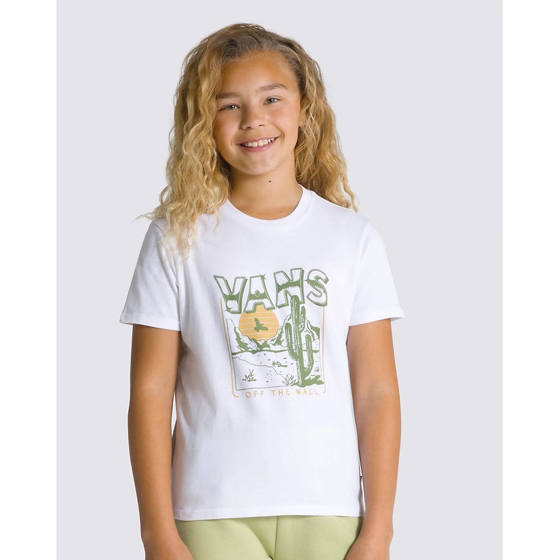 Kids Deserted Crew T-Shirt|WHITE|S|M|L|XL