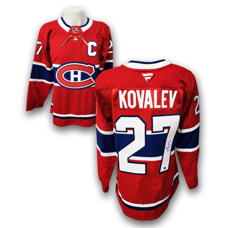 Alex Kovalev Autographed Montreal Canadiens Fanatics Premium Jersey