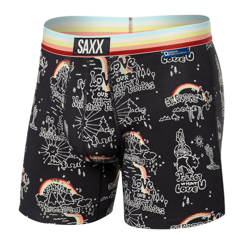 Saxx Vibe Boxers – Park Wanderlust – Multi WB