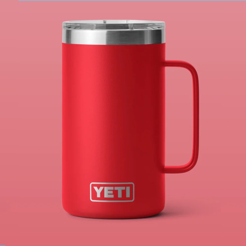 YETI RAMBLER 24oz MUG|KEYLIME|SEAFOAM|NAVY|WHITE|RESCUE RED|TROPICAL PINK|BIG WAVE BLUE|WILD VINE RED|ULTRAMARINE VIOLET|BIG SKY BLUE