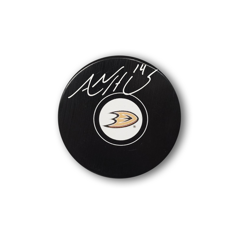 Adam Henrique Autographed Anaheim Ducks Hockey Puck