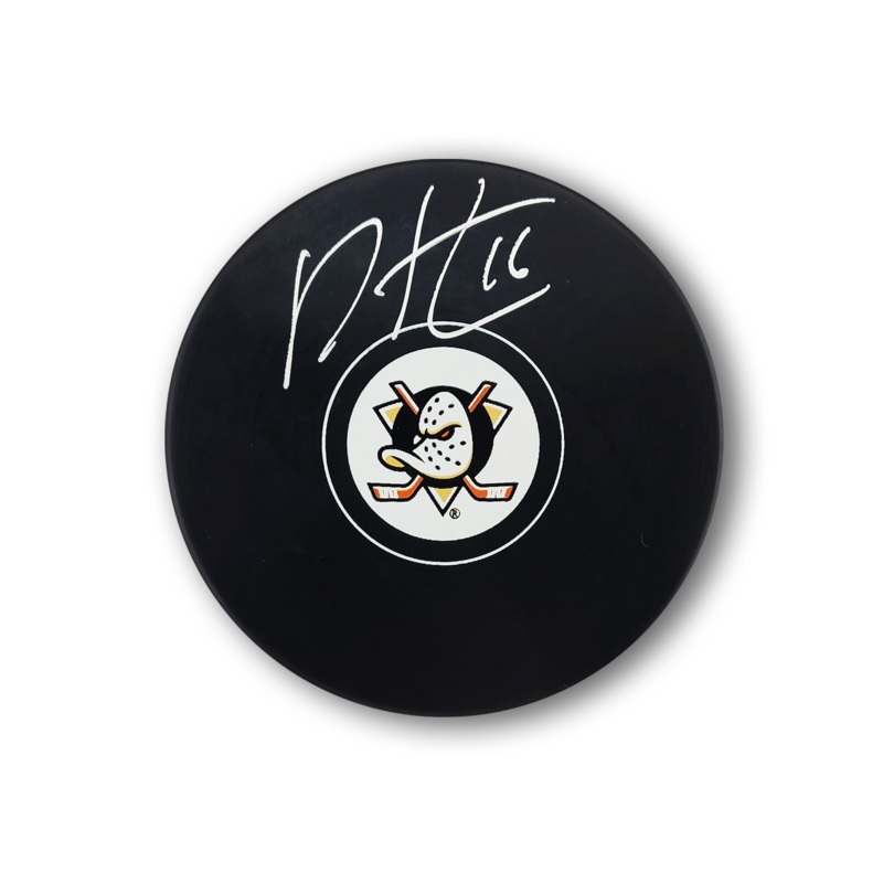 Ryan Strome Autographed Anaheim Ducks Hockey Puck