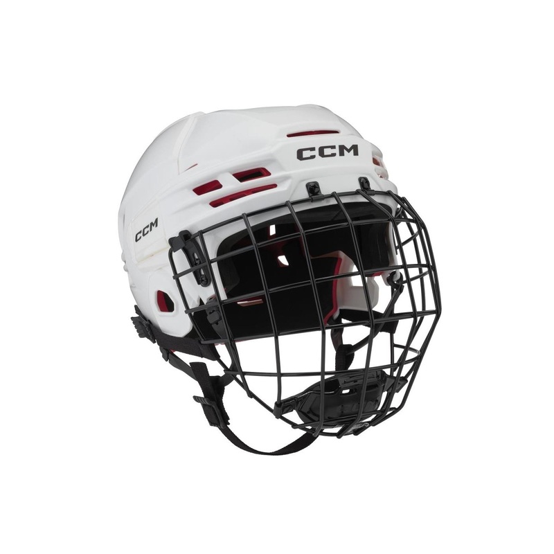 CCM Hockey Helmet Tacks 70 Combo SR White