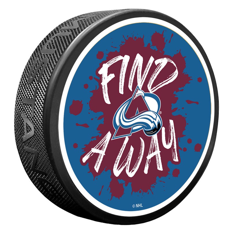 Colorado Avalanche Puck | Slogan