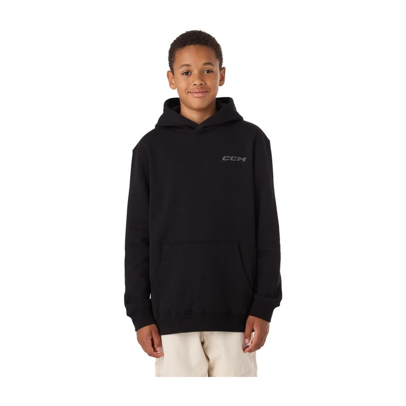 CCM Hoodie Casual Jr Black|XS|S|M|L|XL