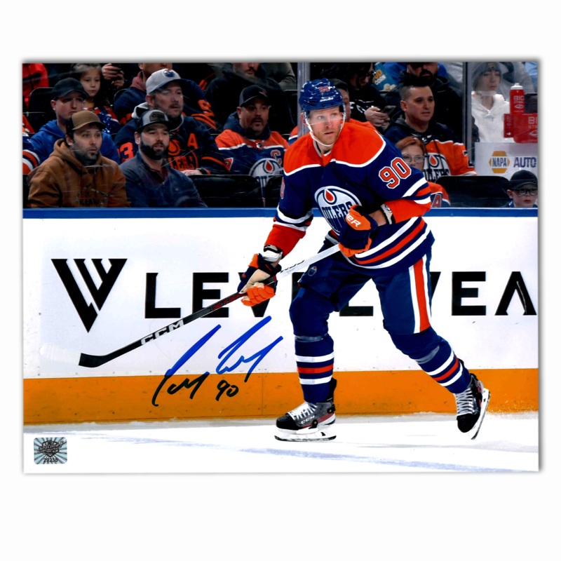 Corey Perry Autographed Edmonton Oilers Home 8×10 Photo Horizontal