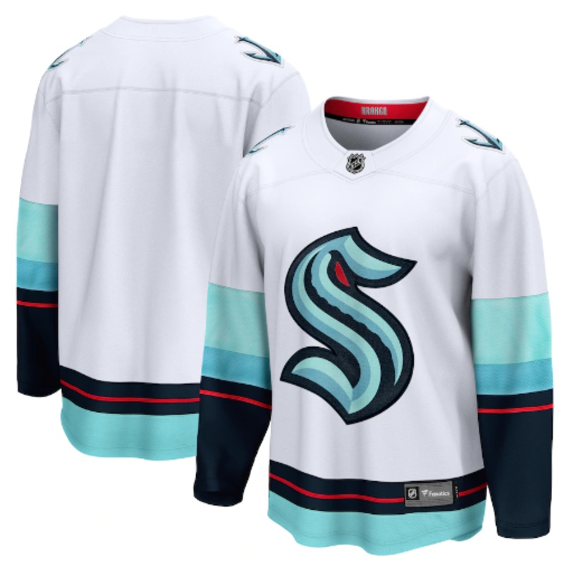 Customizable Seattle Kraken Away Breakaway Jersey