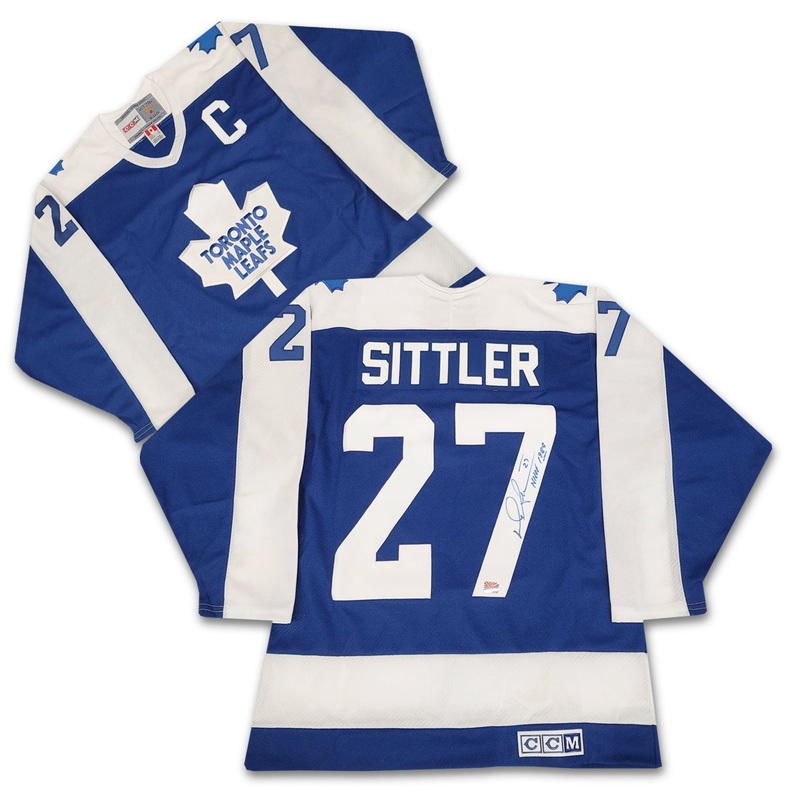 Darryl Sittler 1978-1992 Toronto Maple Leafs Blue CCM Replica