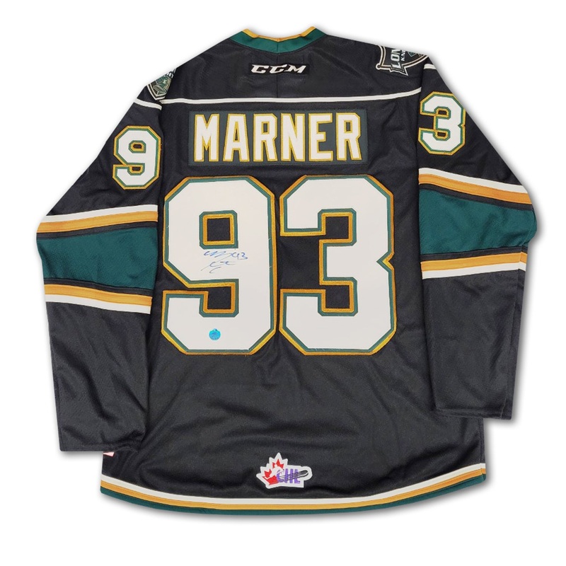 Mitch Marner London Knights Black Autographed CCM Jersey