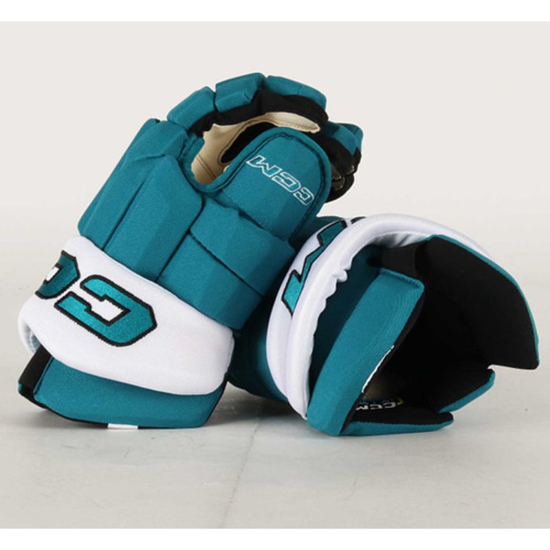 15 CCM HGTKPP Gloves – Team Stock San Jose Sharks